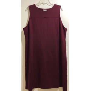 J. Jill Sheath Dress Size Large Bordeaux color